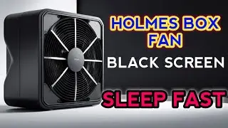 Black screen fan noise to quiet racing thoughts tonight 😴