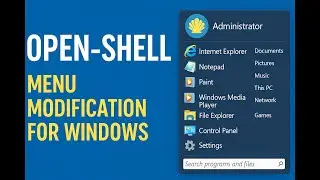 Modify the windows start menu to make it easier to use !