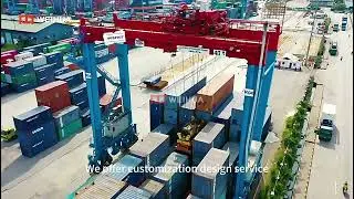 Efficient Rubber Tyre Container Gantry Crane