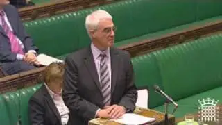 John McFall questions Chancellor on Northern Rock
