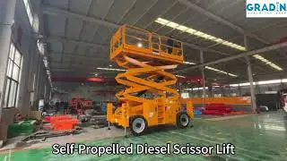 Self Propelled Diesel Scissor Lift