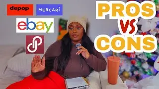 Мои взгляды на платформы для перепродажи Poshmark, eBay, Depop и Mercari.