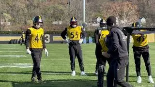 Steelers Sights & Sounds: Starting OLs, Holcomb Return to Practice Field