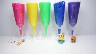 Clay Slime Surprise Toys Learn Colors Hello kitty Inside Out Minions Sponge Bob 액체괴물 장난감
