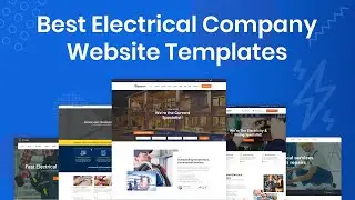 Best Electrical Company Website Templates 2021