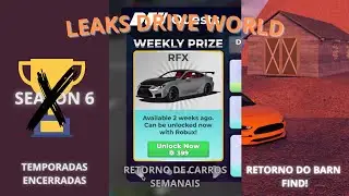FIM DAS SEASONS, RETORNO DAS BARN FINDS, CORRIDAS OVAIS, LEAKS DRIVE WORLD!