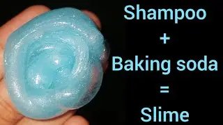 How to make clinic plus shampoo slime without borax*No borax*shampoo slime 🤩