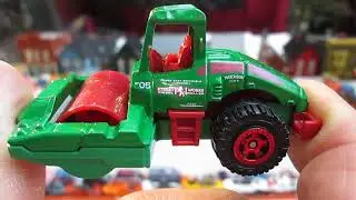 Green Road Roller 2023 Matchbox Toy Construction Vehicle Unboxing and Review - Timmys10again Toys