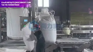 Ton Bag Packing Machine 1000kg Jumbo Bag Filling Machine Granular Fertilizer Powder Blending Line.