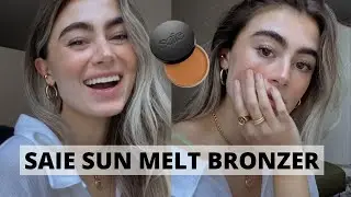SAIE SUN MELT NATURAL CREAM BRONZER REVIEW AND DEMO