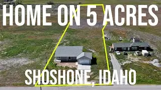 Live the Idaho dream on 5 acres of land in Shoshone, Idaho. Brand new construction.