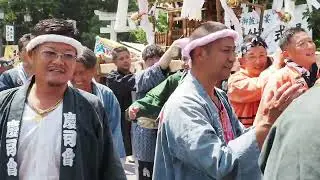 立川　諏訪神社　例大祭　御神輿宮出　花睦　2025/08/24 b07