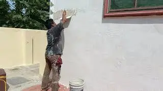 simple wall texture design ideas/wall texture painting