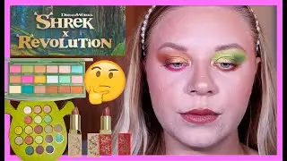 I HEART REVOLUTION X SHREK | SHREK & FIONA PALETTES, DONKEY & DRAGON LIPSTICKS ❤️