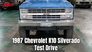 *SOLD* 1987 Chevrolet K10 Silverado Test Drive - 350 - Auto - AC