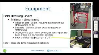 Officials webinar Para Seated Throws 2020