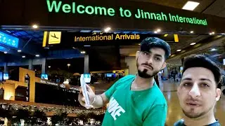 Our Friend Arrival From Turkey At Jinnah International Karachi Airport Mamu Bhanja Vlogs