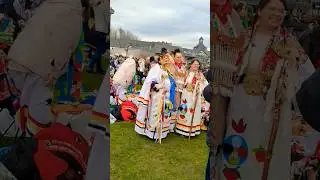 Solar Eclipse with Indigenous People 😍 #indigenous #niagarafalls #niagaraparks #canada #shorts