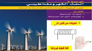 الحث الكهرومغناطيسي 12 عام (4- تطبيقات على قانون لنز )