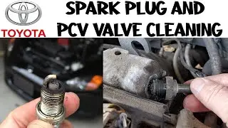 Spark plug and PCV valve cleaning | Toyota Corolla Axio 2007 | MD Cars DIY