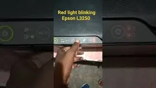 Epson l3250 red light blinking problem #epson #printer #viral #shorts