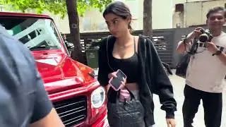Khushi Kapoor Spotted at Andheri Dance Class 💃📍Mumbai Sighting #khushikapoor #andheri