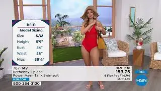 Bethenny 1piece Power Mesh Tank Swimsuit
