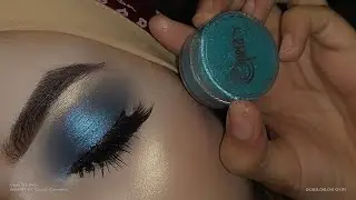 Blue smoke eye makeup // 5 mint  eye makeup look #eyemakeup