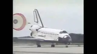 Space Shuttle Atlantis - STS-74 Landing