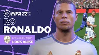 FIFA 22 - R9 RONALDO Pro Clubs Look alike Face Tutorial | Brazil | Real Madrid | Icon