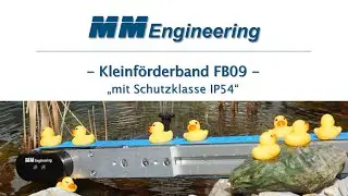 Kleinf&ouml;rderband: Antrieb innenliegend mit Schutzklasse IP54
