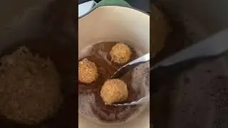 Carnivore keto fried goat cheese balls #carnivorediet #animalbased #ketorecipes #keto #ketomeals #
