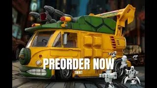 TMNT - Turtle Van - TMNT 1/18 Action Figure by JOYTOY @LTCAVE.com