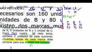 Ejercicio de Programacion lineal