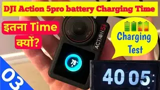DJI Action 5pro battery Charging Test ? How test 5pro Camara Ko Kis Charger Se Charge Kare ?Kpbad 03