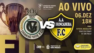 Guara&uacute; Vive F.C x AA Sem Brincadeira | Final Masculina &ndash; Jogos da Cidade 2025 AO VIVO