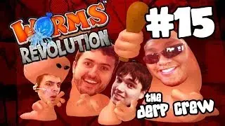 Artillery Battle! (Worms Revolution w/ The Derp Crew / Facecam)