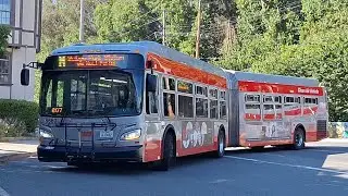 SF Muni: 2018 New Flyer XDE60 #6680 on M Ocean View Bus