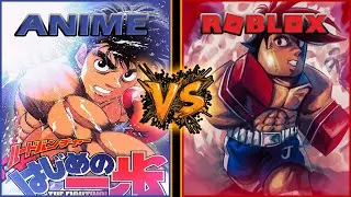 Hajime no Ippo vs Roblox Boxing Game &ndash; Animation Comparison!