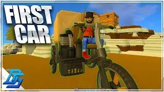 FIRST CAR, POWERED CART, THE GREAT WOOD ROBBERY! - ECO Global Survival - Pt.8