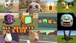 😱ALL SECRETS AND EASTER EGGS IN CHICKEN GUN NEW UPDATE 5.1.02!!