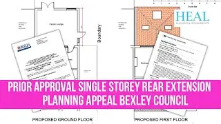 PRIOR Approval Single Storey Rear Extension Planning Appeal Bexley Council