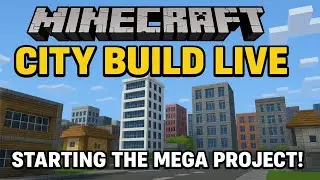 🏙️ Minecraft City Build Live &mdash; Starting the Mega Project!