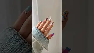 Flintstone nails - hot or not? 🔥😎 #nailsinspiration #springnails #nailsideas #nails #beautifulnails