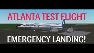 ROBLOX | Aqua Airways Atlanta test flight | Atlanta - Anchorage - Kai tak | WE CRASHED!