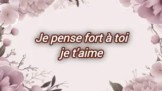 Je pense fort &agrave; toi ❤️ Messages d&rsquo;amour profonds qui touchent le c&oelig;ur | po&egrave;me d'amour 🌹