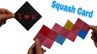 Squash Card Making Tutorial | Valentines Card/Birthday Card | Protidin Protiniyoto