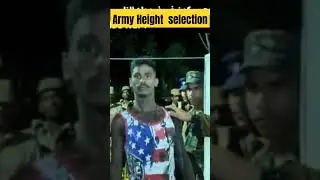 🔥 ARMY Height Selection 🔥 #army #bsf #ssb #itbp #crpf #cisf #assamrifles #ssf #nsg #police #airforce