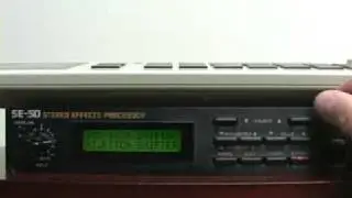 Boss SE-50 Stereo Effects Processor Demo SE50