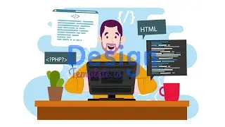 Coding Character Animation Scene After Effects Templates